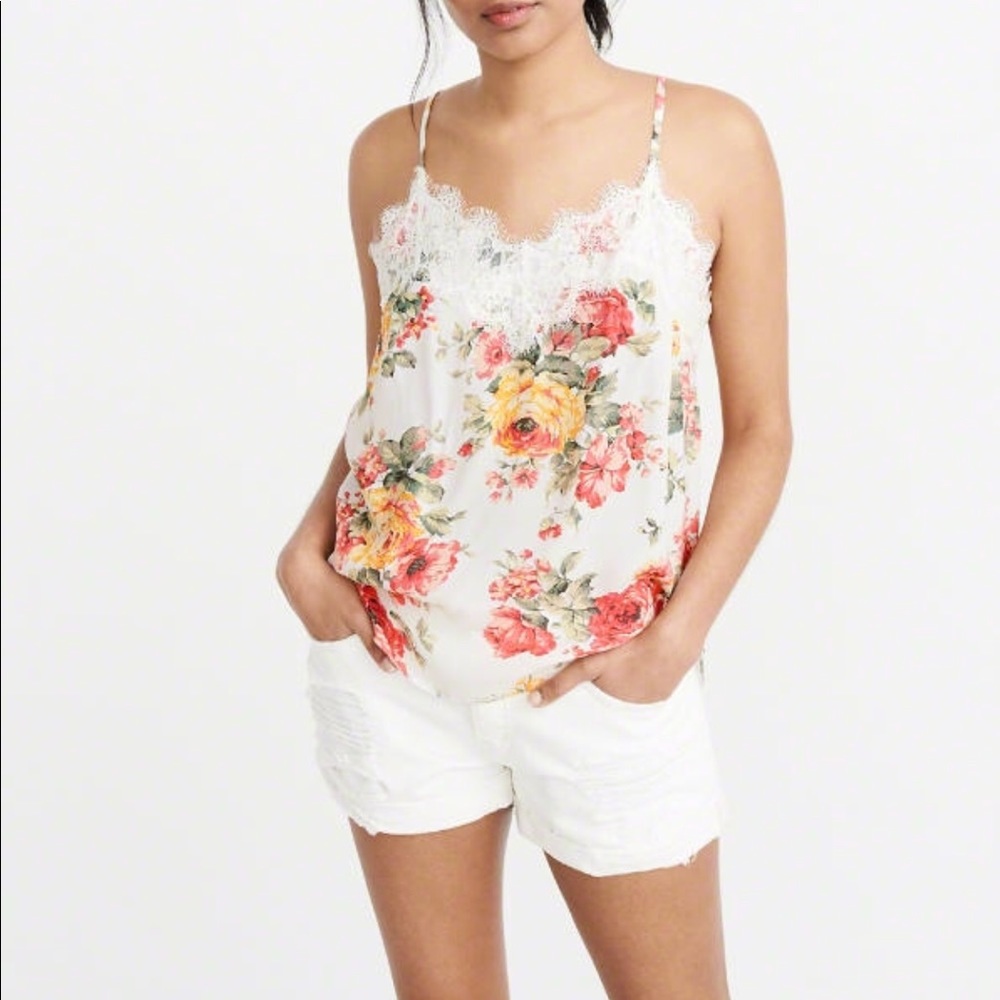 Brand new with tags. lace trim cami.